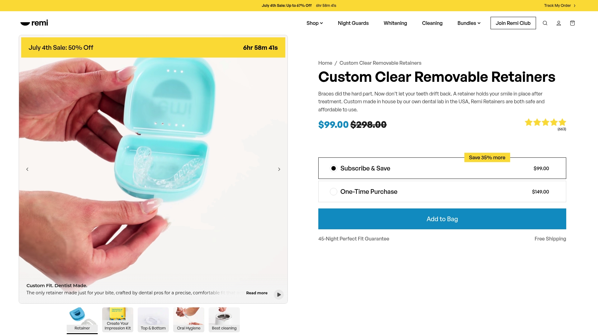 https://shopremi.com/products/custom-clear-retainers