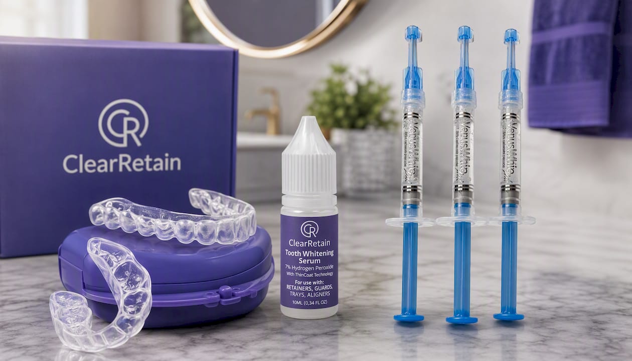Tooth Whitening Serum     (Use With Your Clear Retainer or Night Guard)