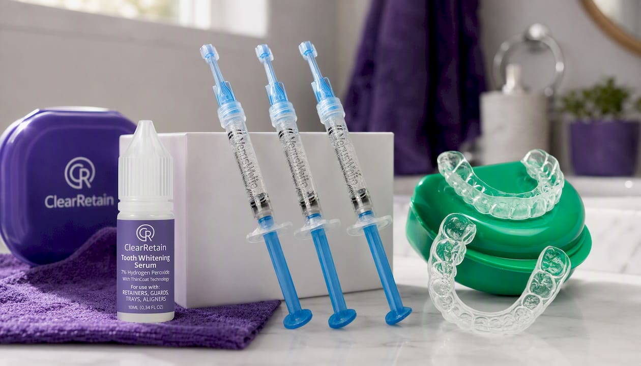 Tooth Whitening Serum     (Use With Your Clear Retainer or Night Guard)