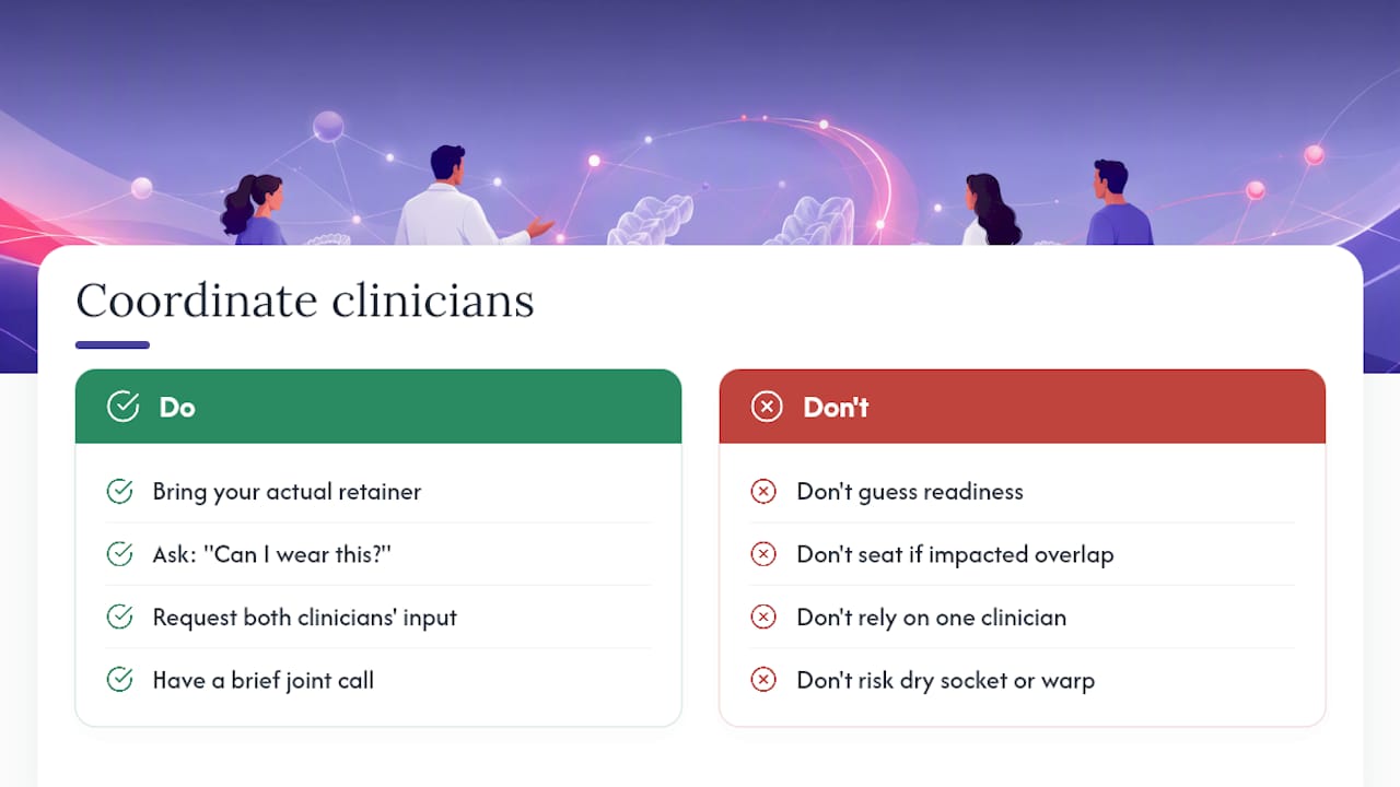 Why Coordinating Two Clinicians Beats Guessing on Your Own — overview diagram