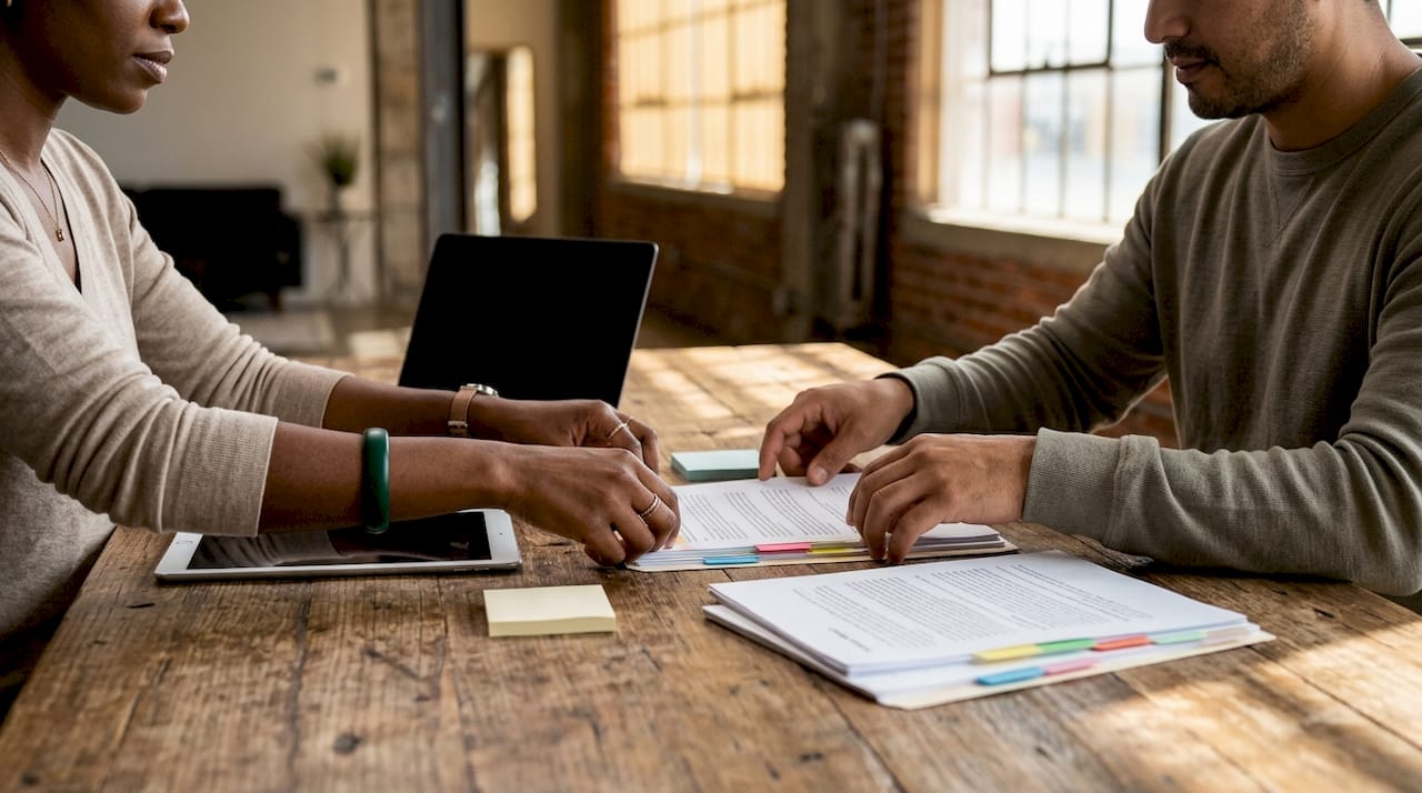 Collaborative hands managing digital asset files