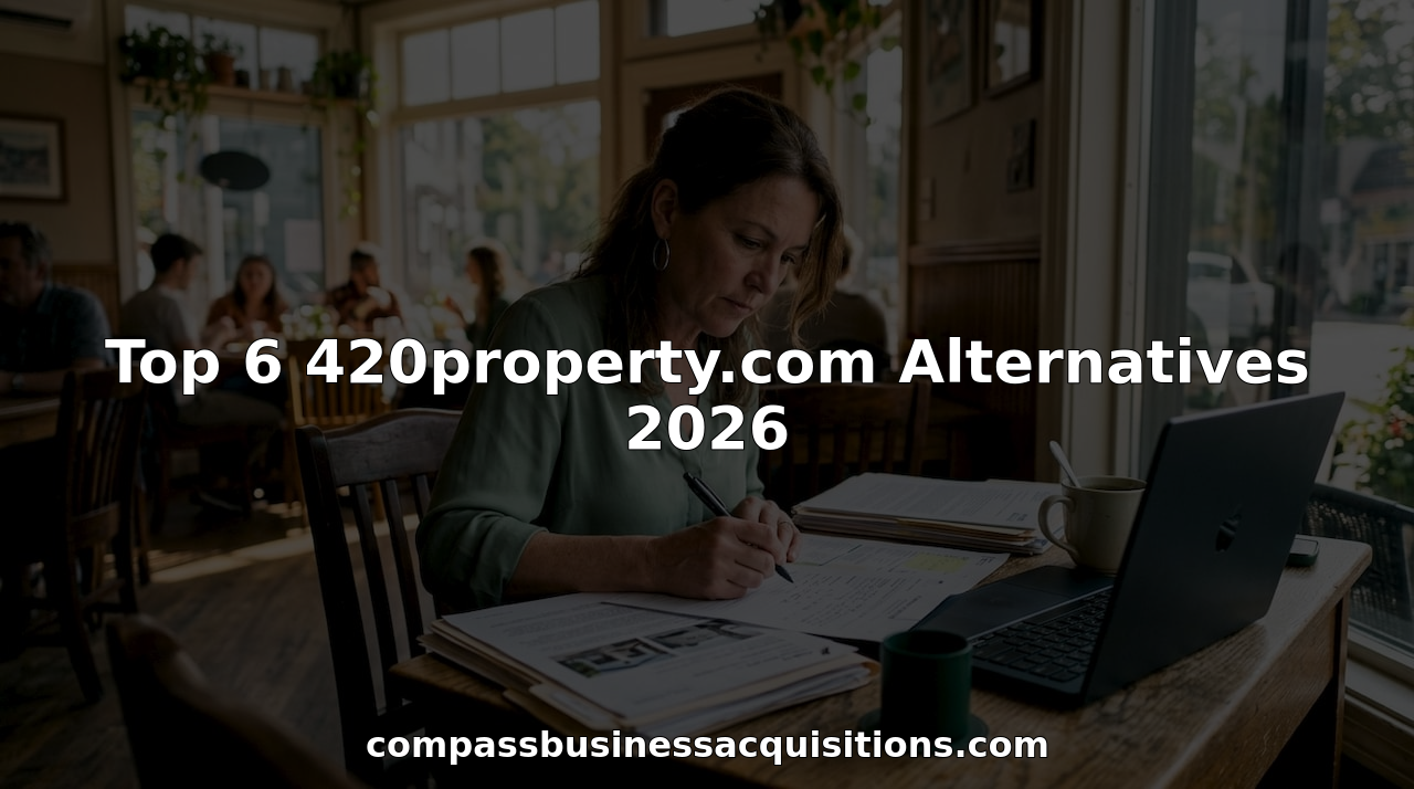Woman reviewing cannabis brokerage documents at desk