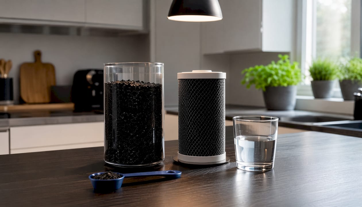 Granular versus solid block activated carbon filters