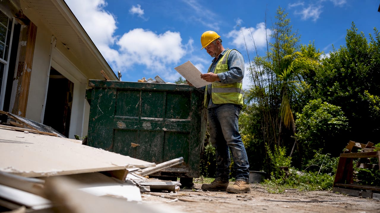 Construction Debris Removal Checklist for Flippers