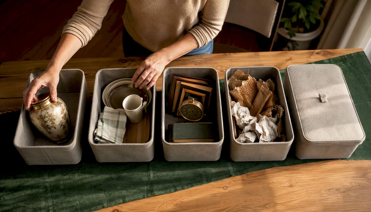 Five Category System for Families Decluttering After a Loss