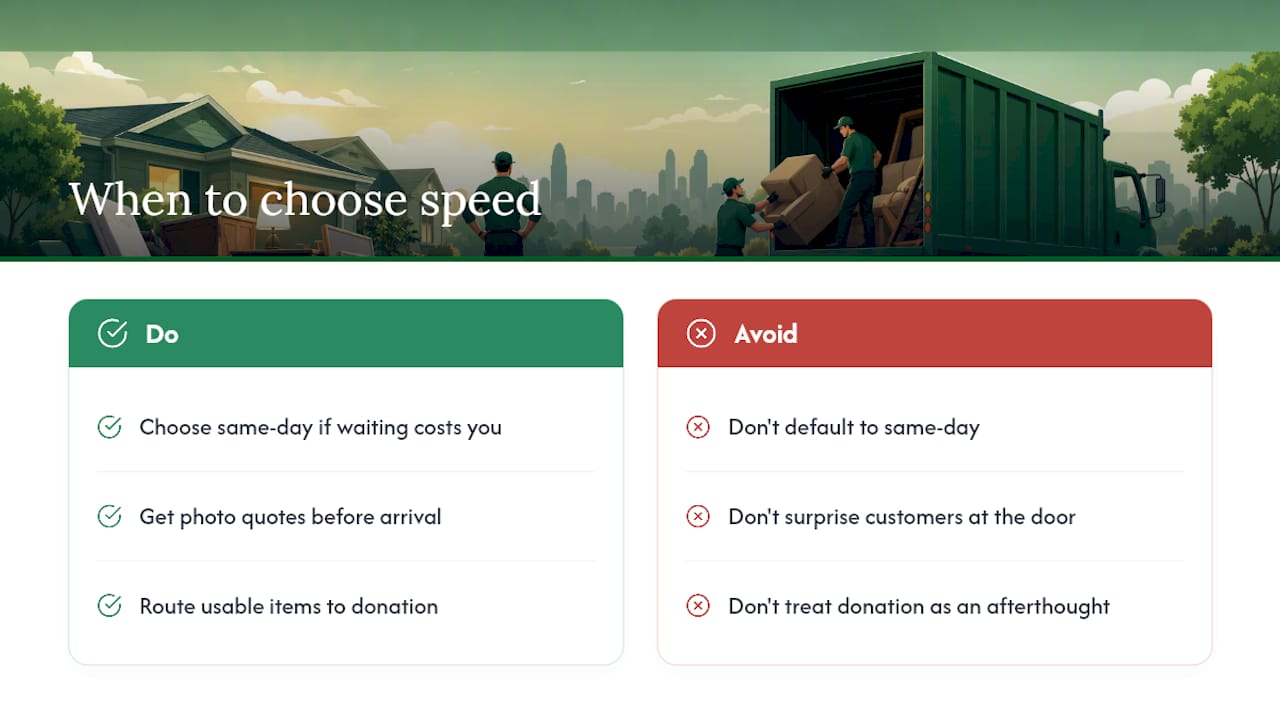 How We Think About Speed vs. Price at Ohana — overview diagram