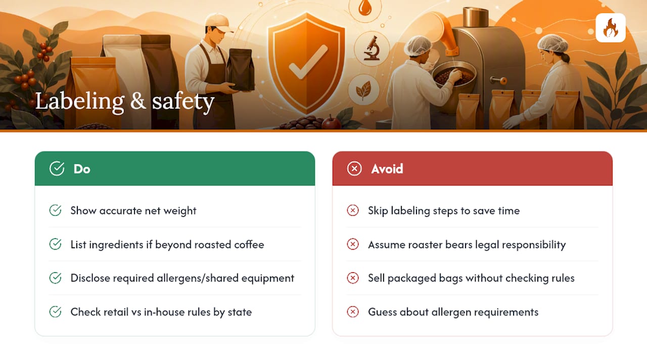 Ignoring Labeling and Food Safety Compliance — overview diagram