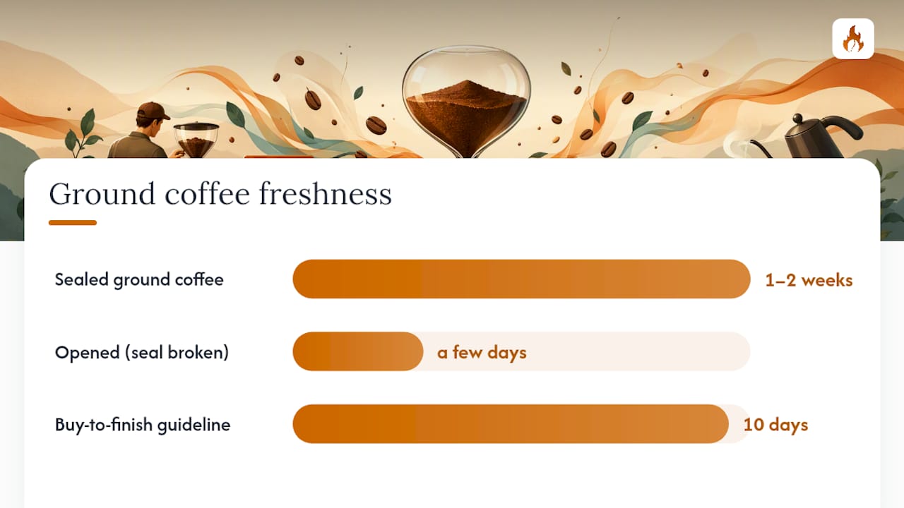 Why Does Ground Coffee Go Stale So Much Faster? — overview diagram