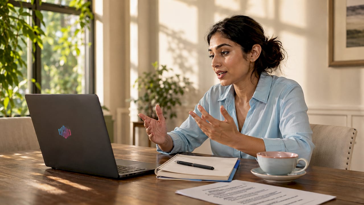 Non-native professional in online negotiation coaching