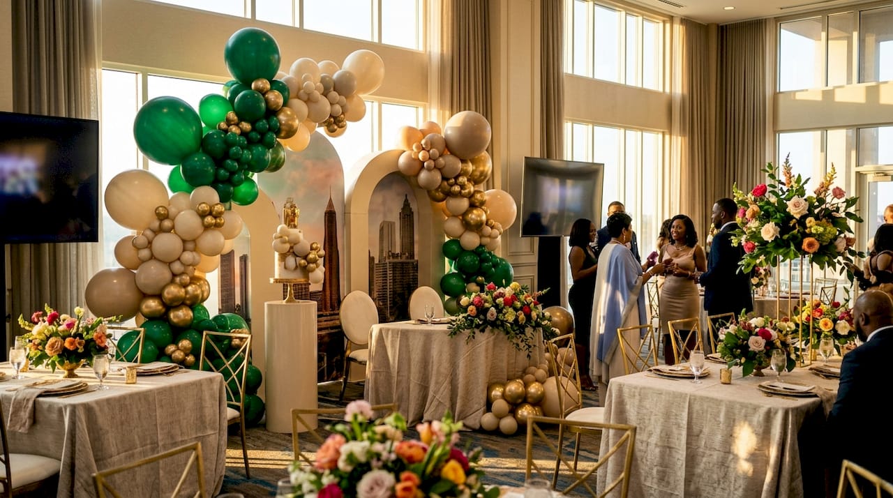 Choosing a Balloon Decor Package: Your 2026 Event Guide Different balloon decor package styles on display