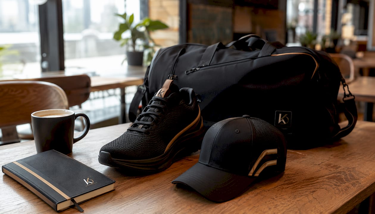 Stylish athletic footwear and coordinating accessories