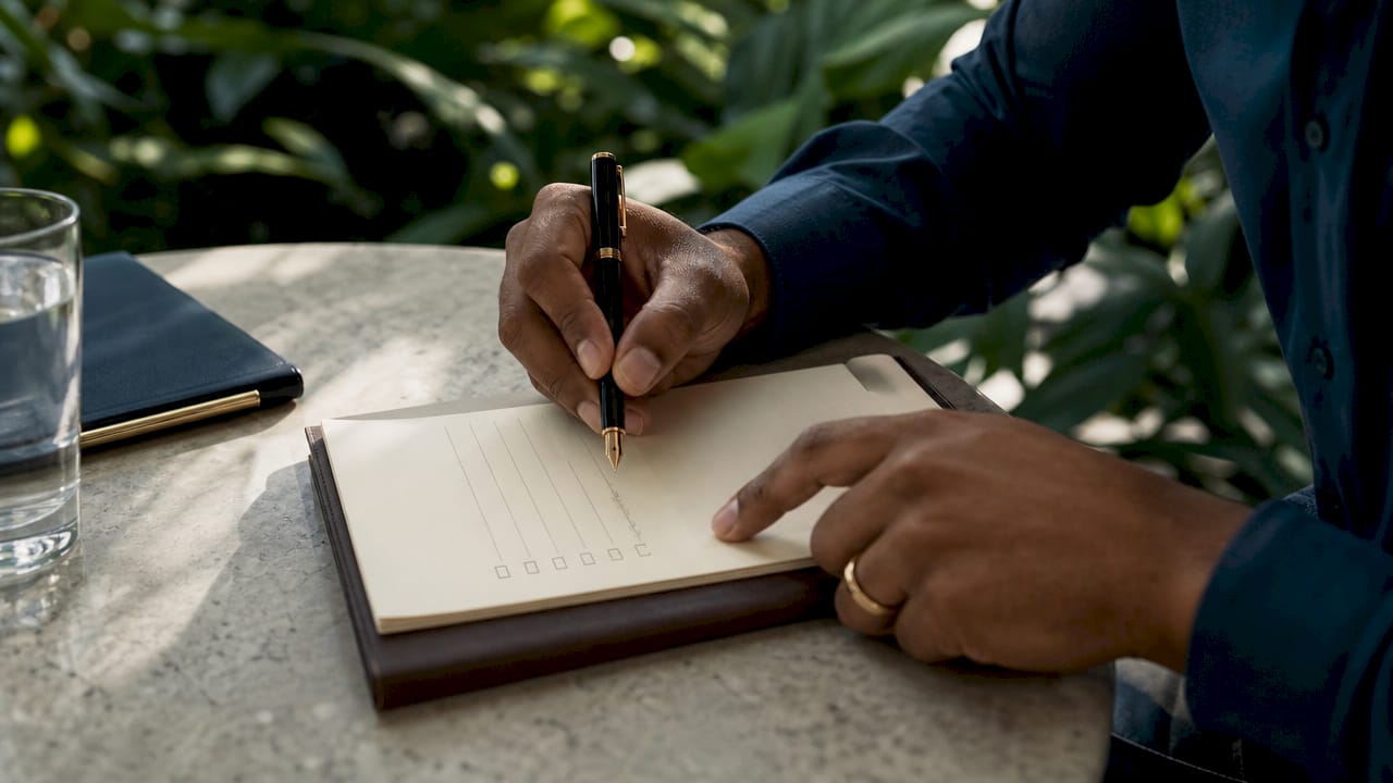 Hands reviewing family office and wealth manager services