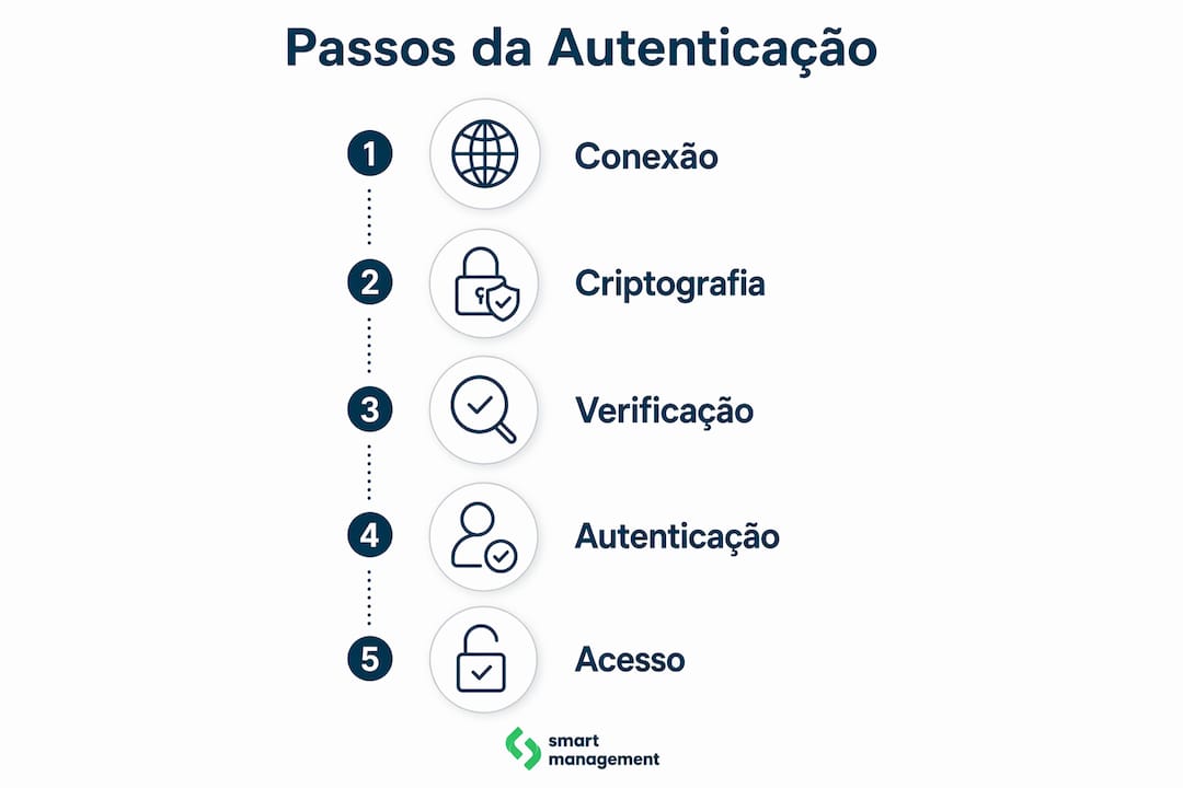 Infografia sobre o processo de funcionamento de uma pen USB