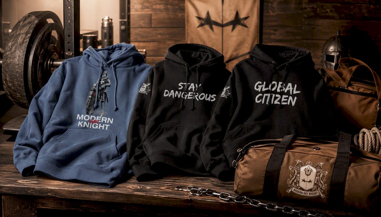 Modern Day Knight Old School Hoodie
