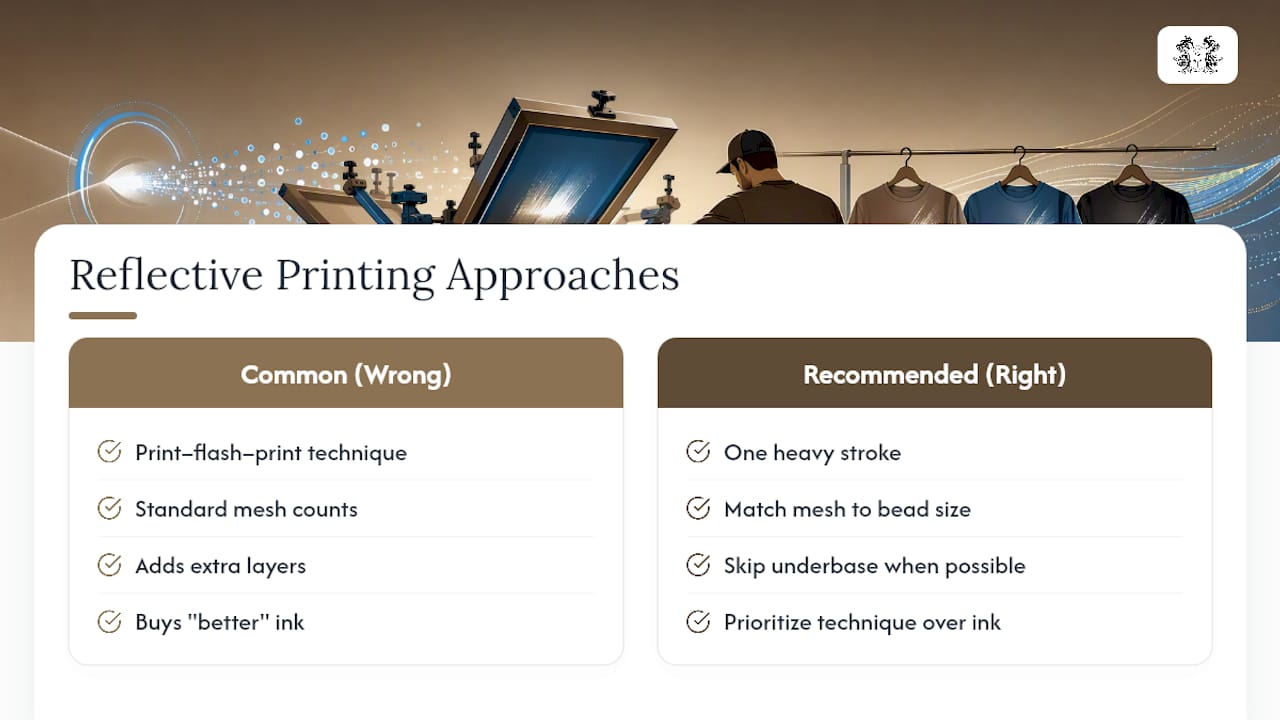 What the Industry Gets Wrong About Reflective Printing — overview diagram