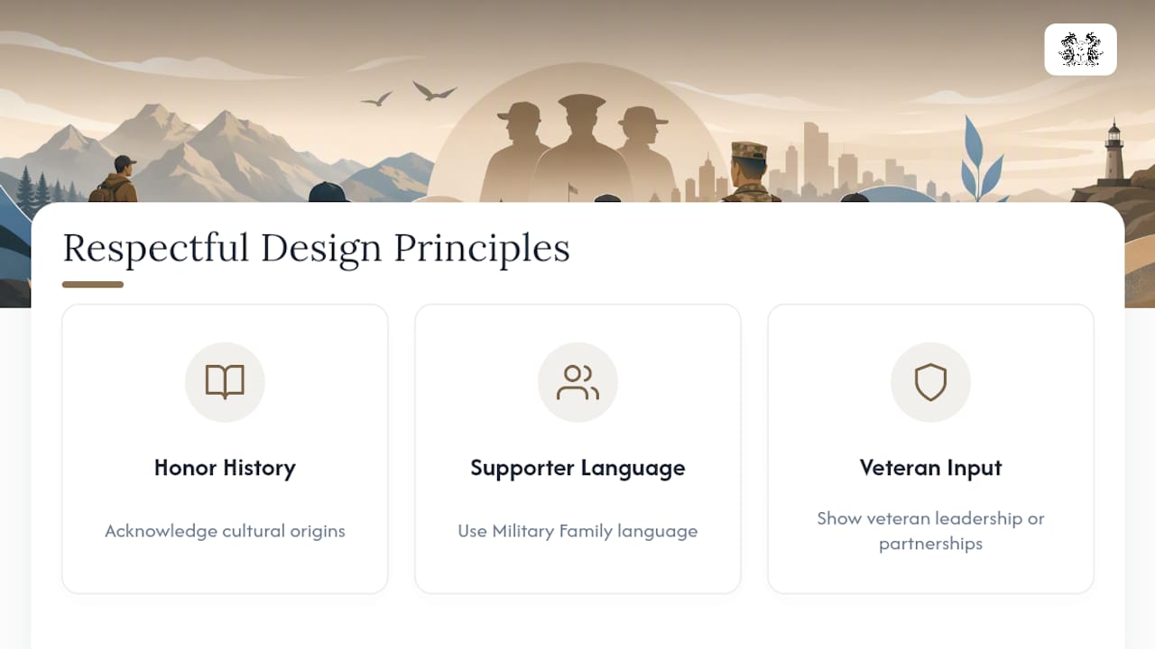 Three principles for respectful military-inspired apparel