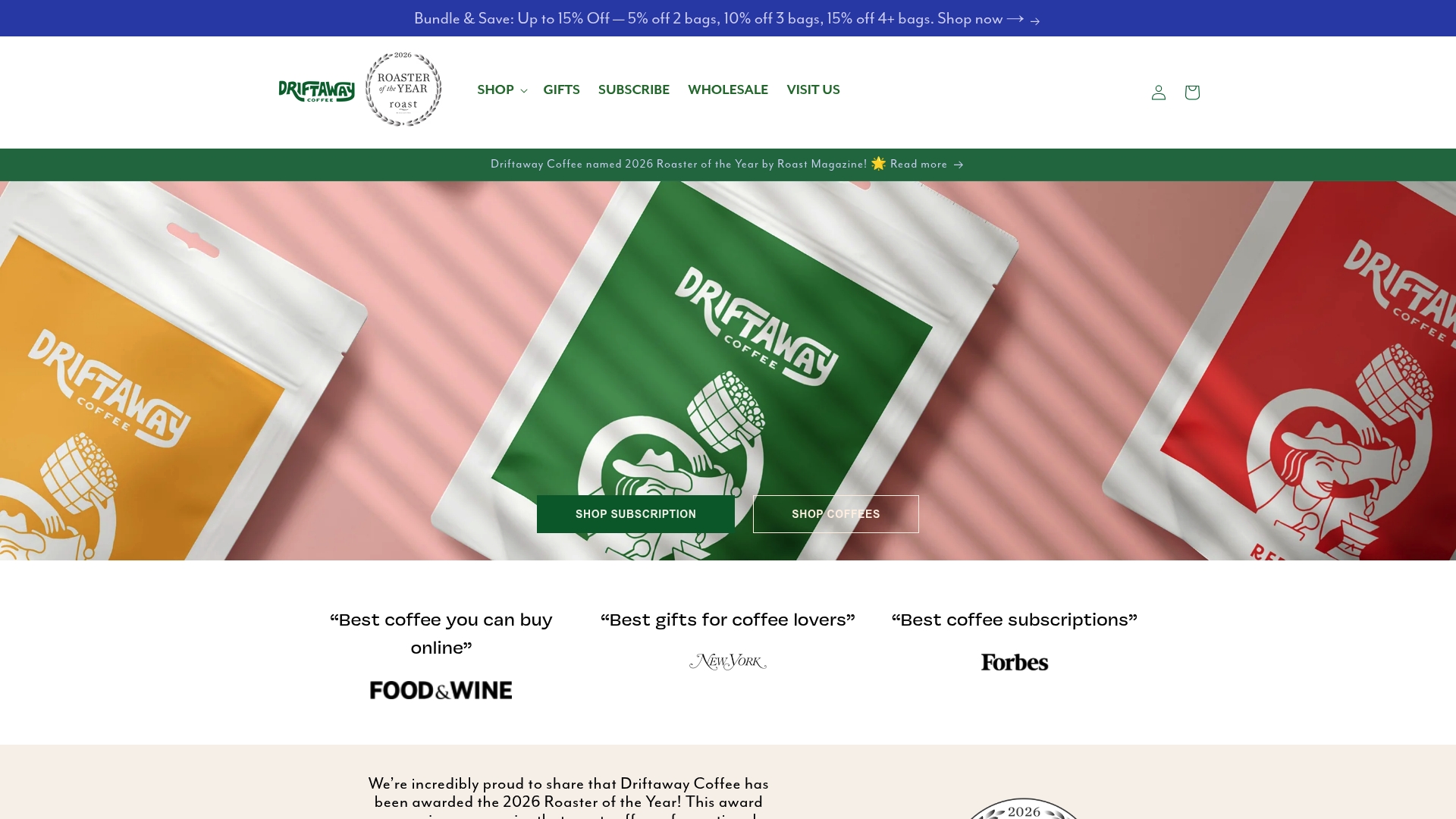 https://driftaway.coffee