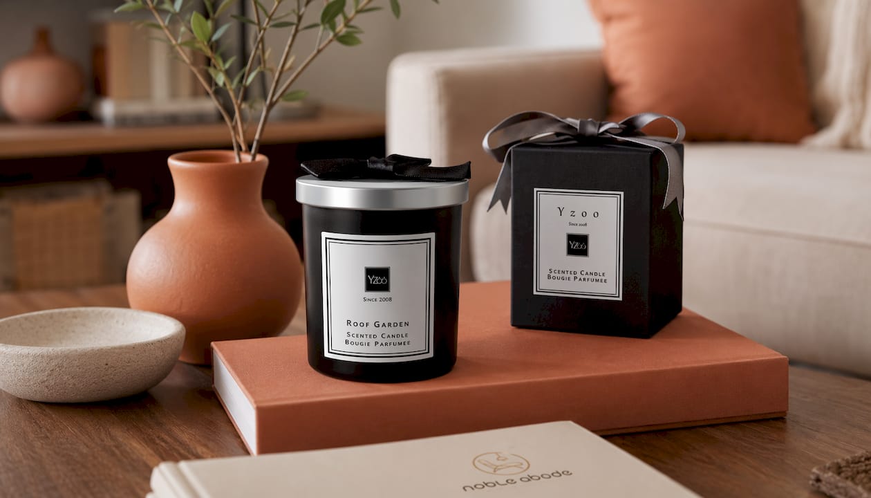 Luxe Scented Soy Candle for Home Decor