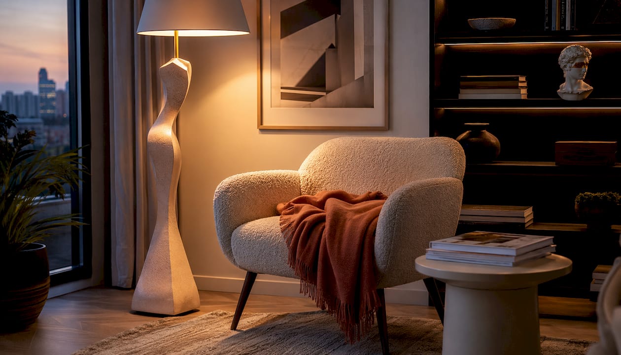 Luxury pendant lamp setting warm mood