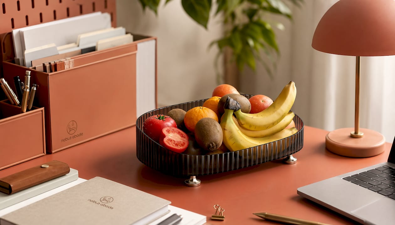 Light Luxury Multi-function Desktop Storage Box