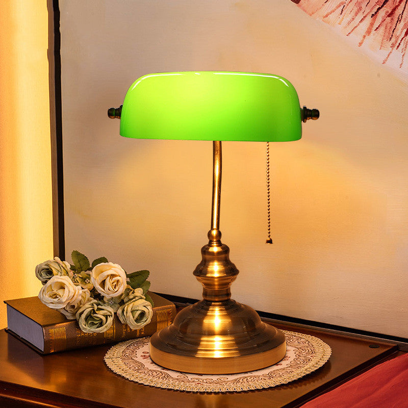 Vintage Bank Table Lamp