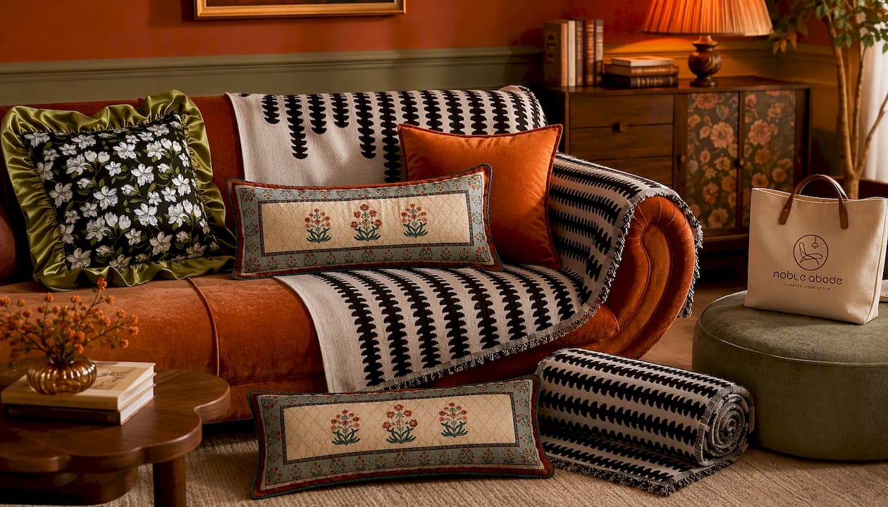 Retro Luxury Sofa Bed with Pillows