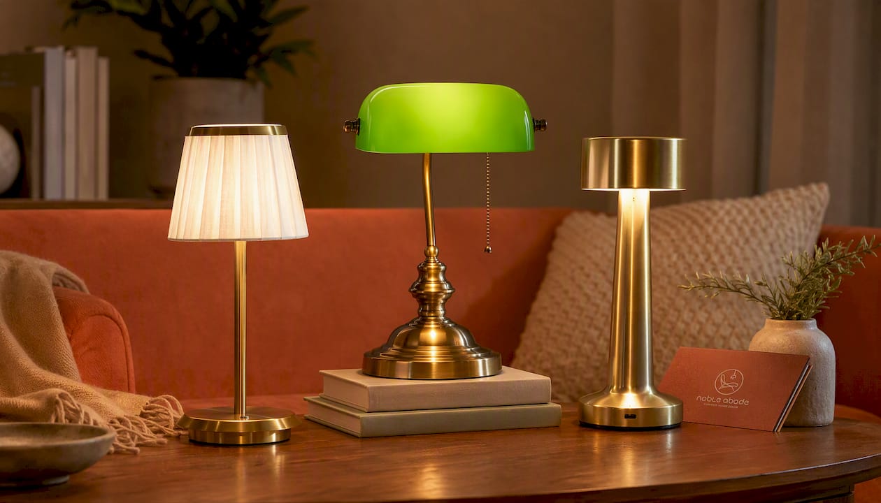 Rechargeable Table Lamp Classic Style