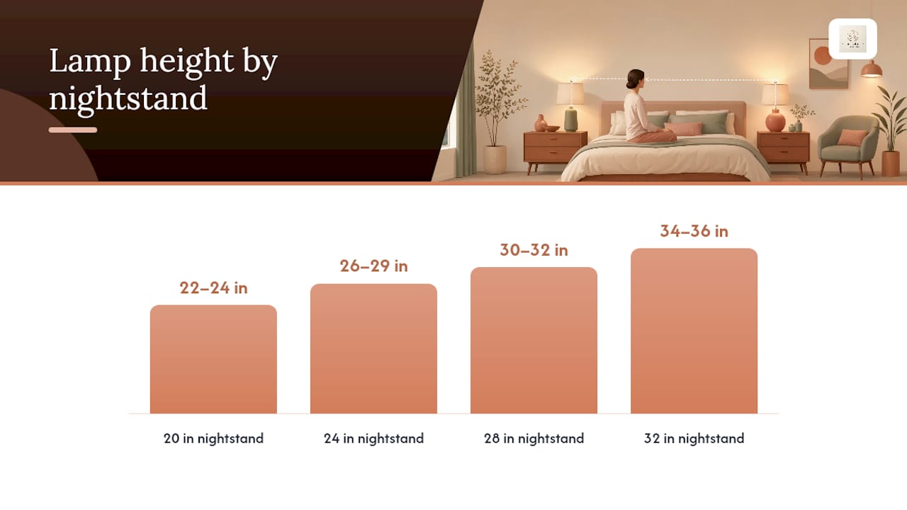 Table Lamp Height and Proportion Rules — overview diagram