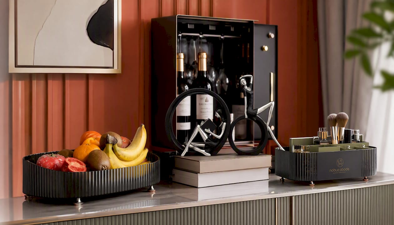 Light Luxury Multi-function Desktop Storage Box