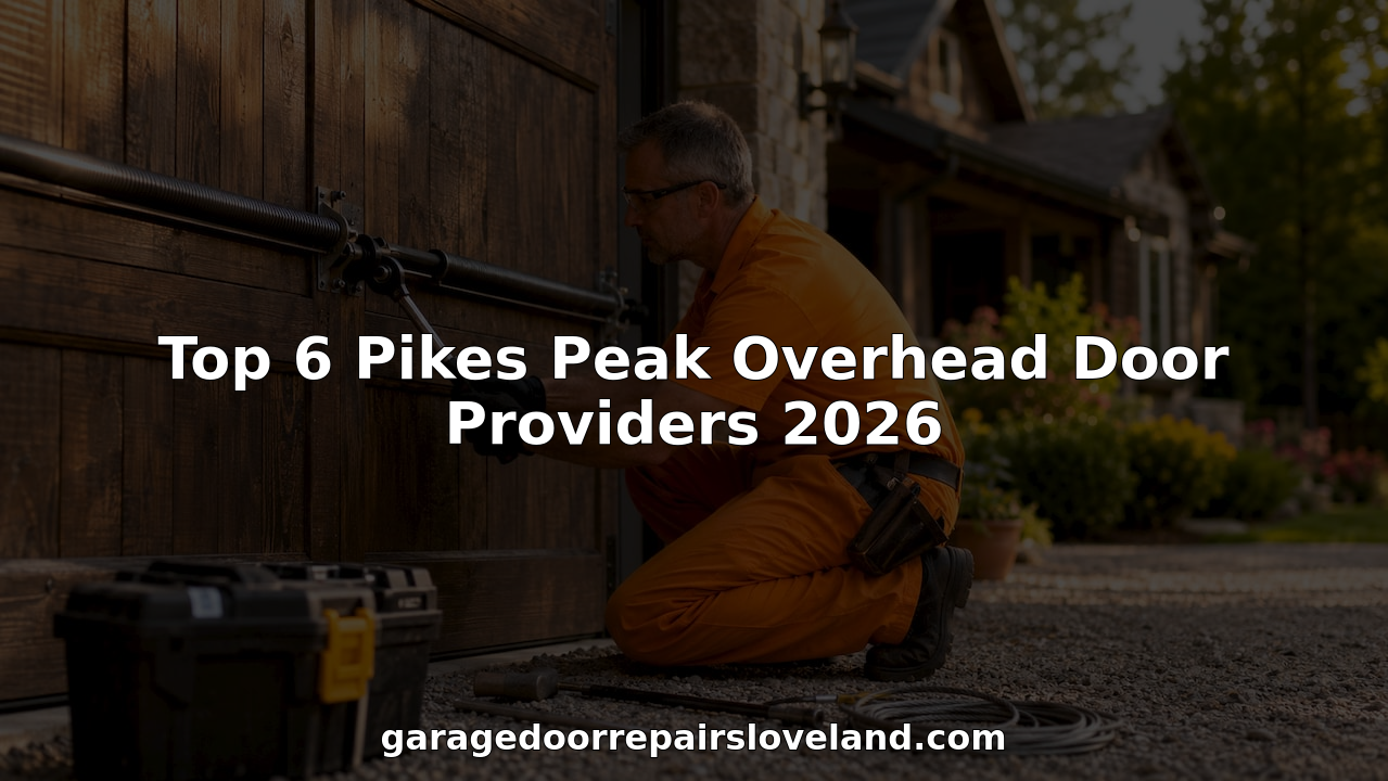 Top 6 Pikes Peak Overhead Door Providers 2026