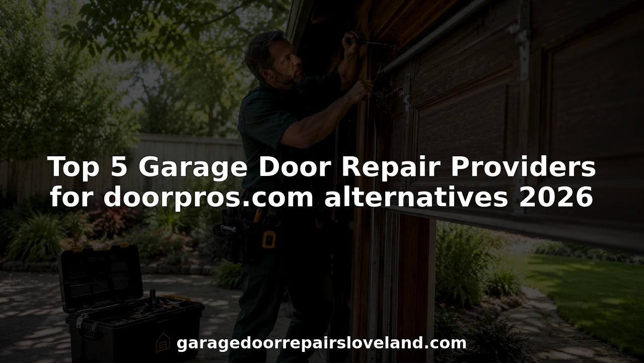 Top 5 Garage Door Repair Providers for doorpros.com alternatives 2026