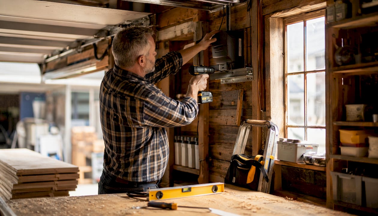 Side Mounted Garage Door Opener Installation Guide