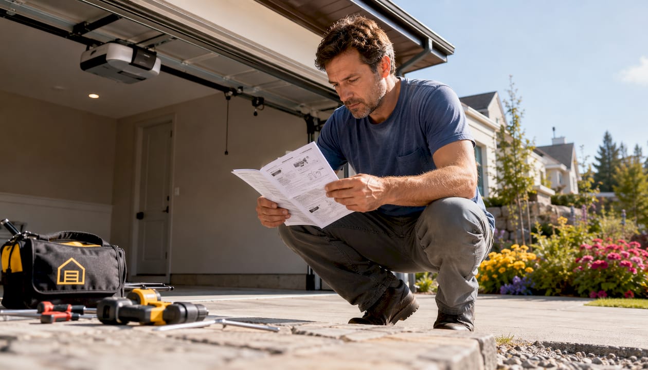 LiftMaster Garage Door Opener Instruction Manual Guide