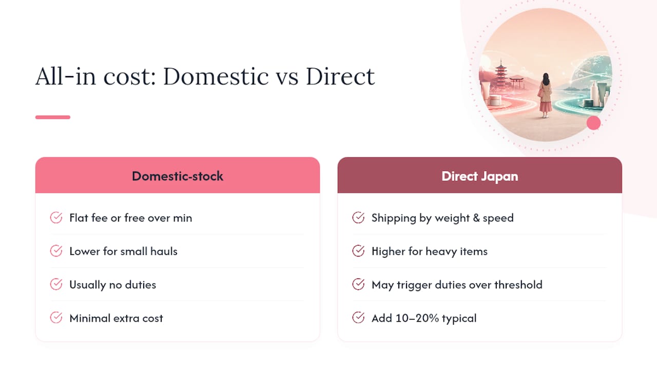 What Does Japanese Skincare Really Cost, All In? — overview diagram