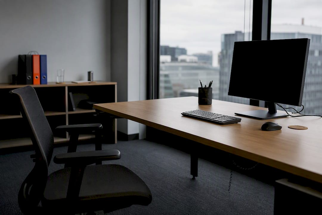 Idle office workspace symbolizing lost productivity