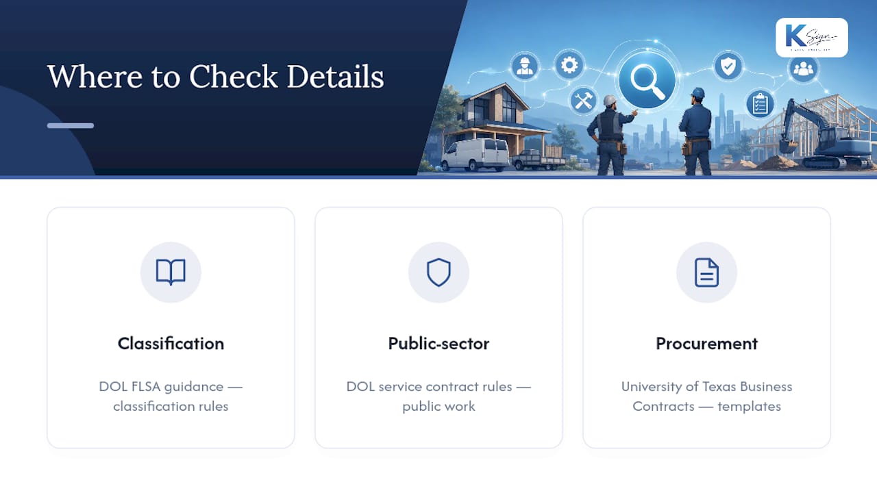 Where to check the details — overview diagram