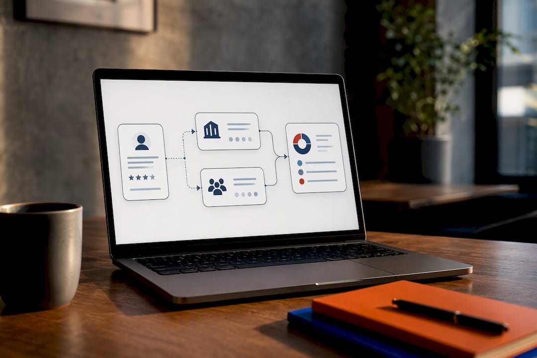 Illustration of structured reference checking process