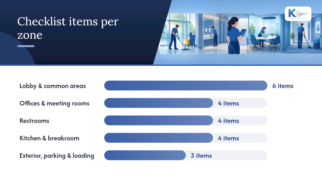 What should the room-by-room checklist actually cover? — overview diagram