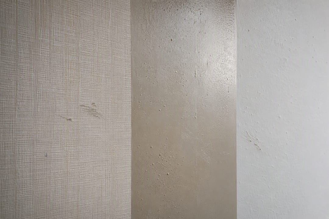 Close-up of gym wall substrates