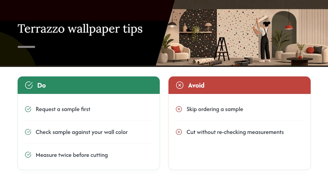 What Homeowners Ask Us Most About Terrazzo Wallpaper — overview diagram