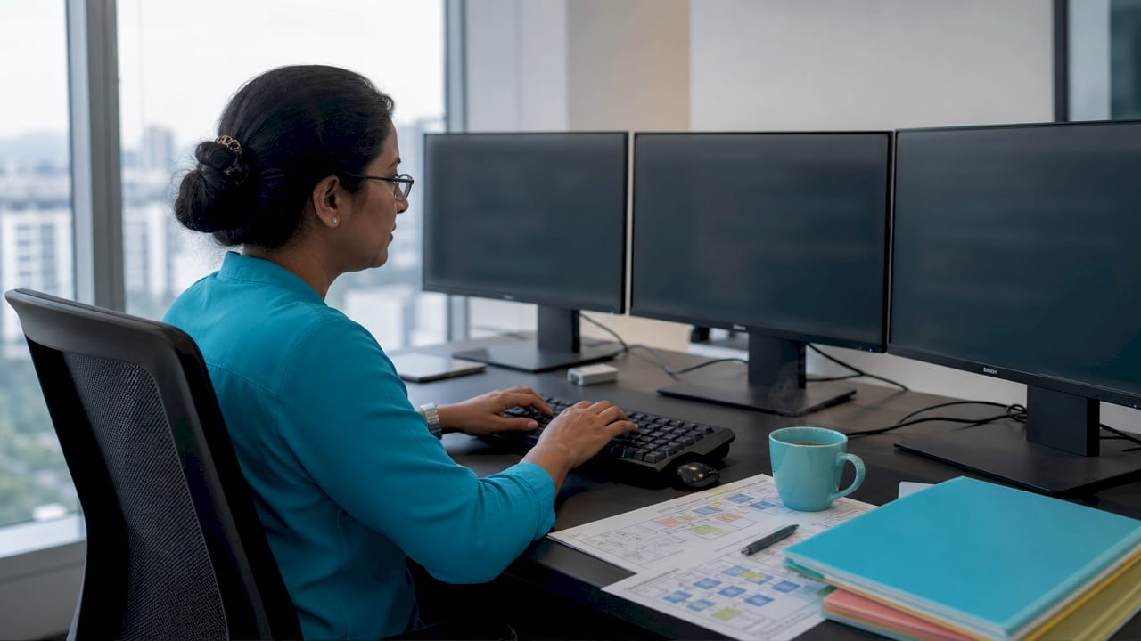 Ops engineer working on AI workflow automation