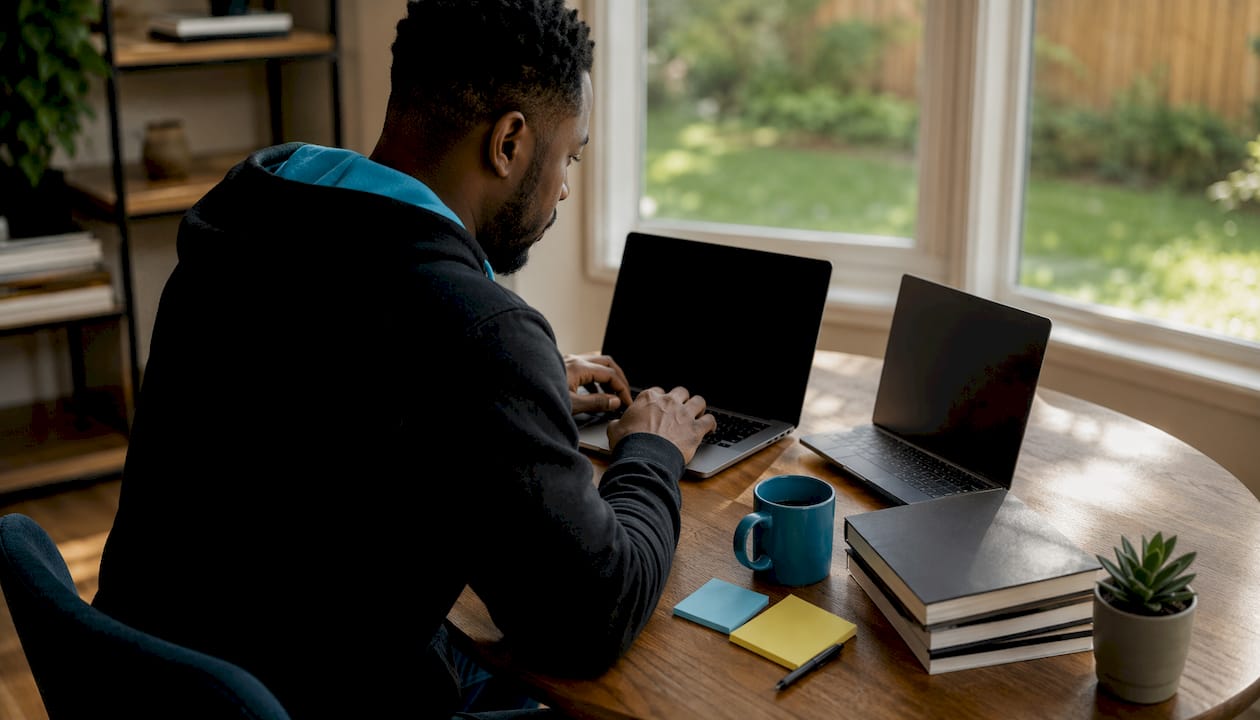 Engineer configuring cloud automation tools