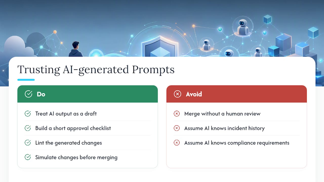 What Realistic Trust in AI-Generated Prompts Looks Like — overview diagram