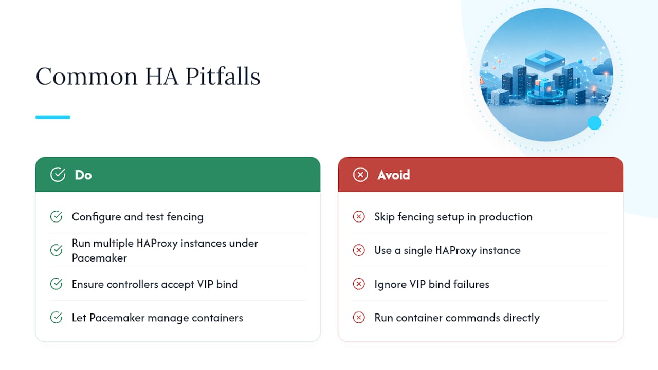 Common Pitfalls That Undermine OpenStack HA — overview diagram