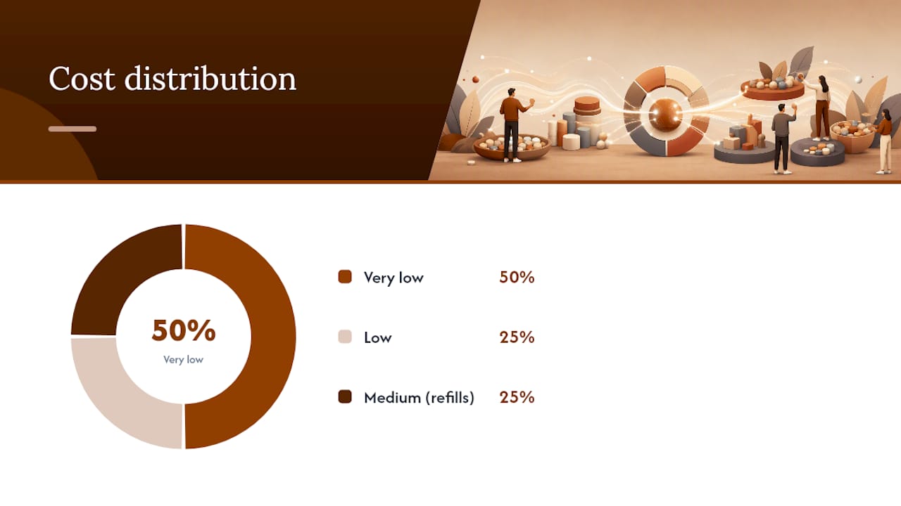 Comparison chart of nicotine-free oral substitutes