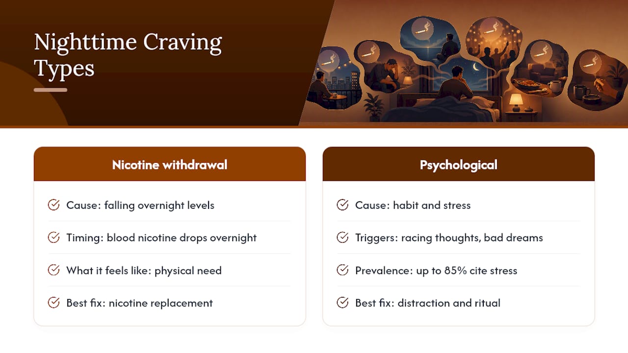 Two sources of nighttime smoking cravings