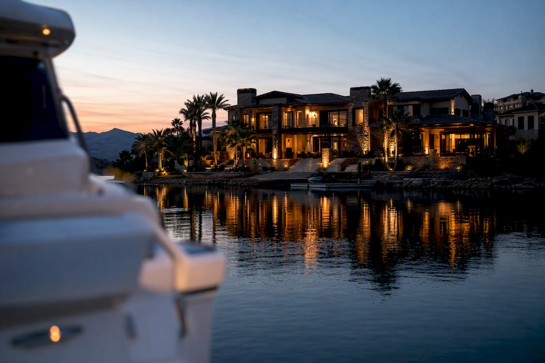 Waterfront luxury home at Lake Las Vegas