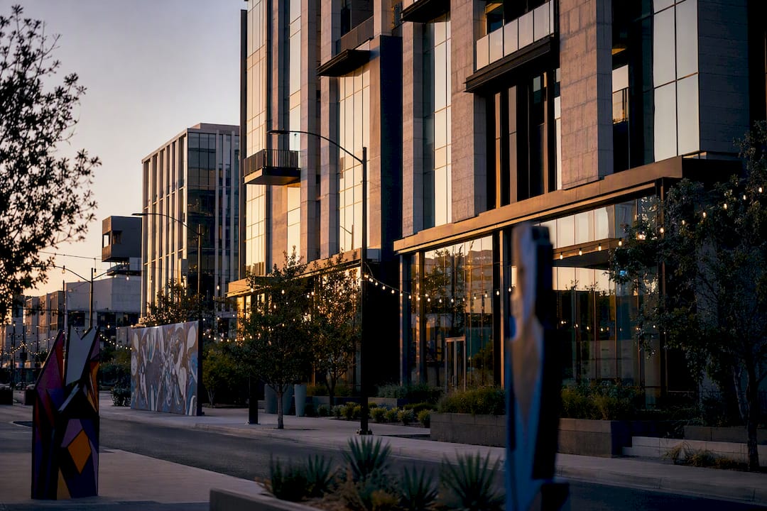 Urban loft building in Downtown Las Vegas