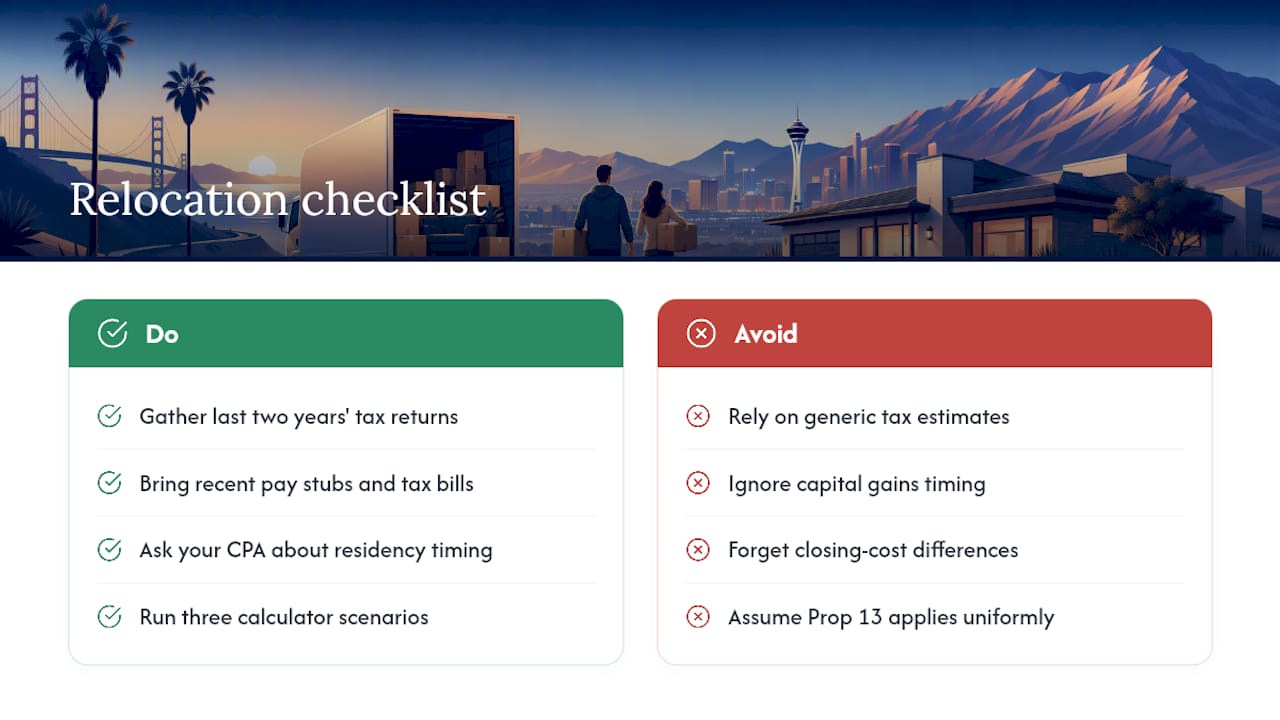 A Practical Checklist Before You Relocate — overview diagram