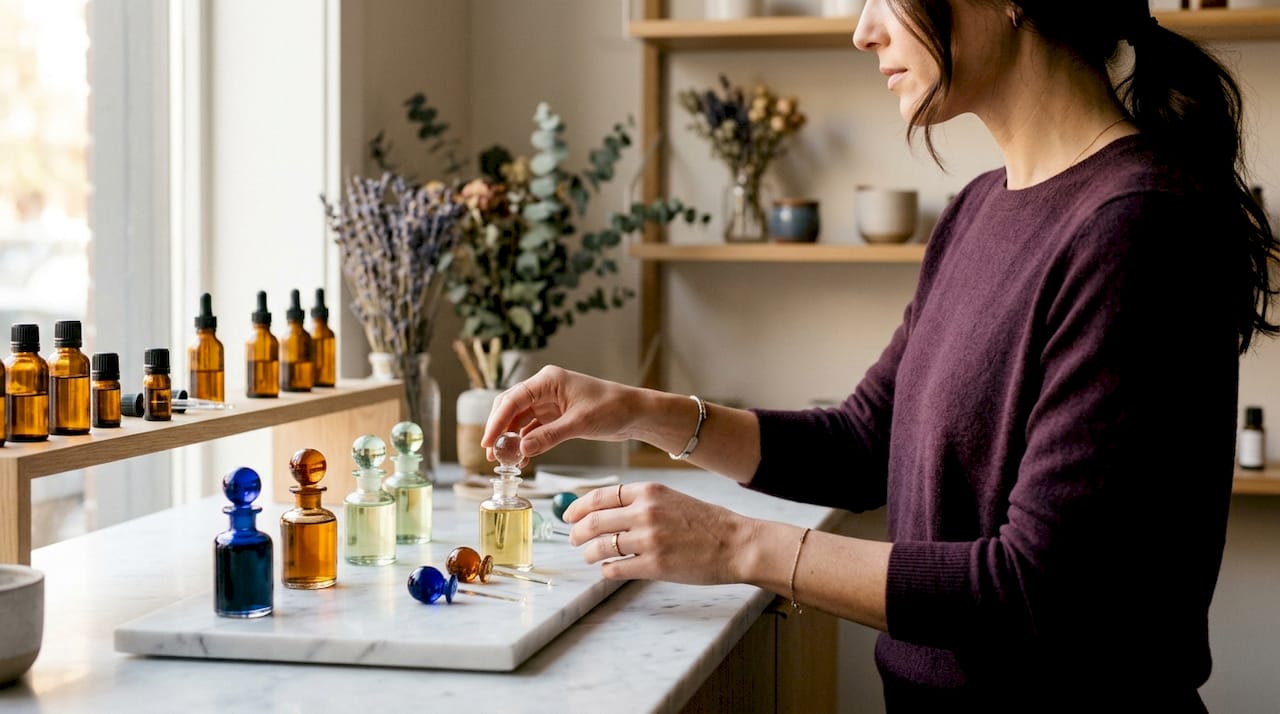 Coffret découverte de parfums artisanaux en format miniatures